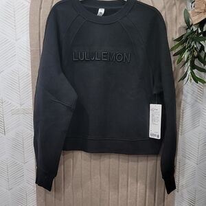 lululemon athletica Black Crew Neck Sweater